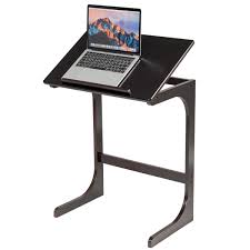 Whether you're eating on the couch or in bed (no judgment!), this handsome wooden tray is made to go over your lap. Costway Adjustable Tv Tray C Shape Sofa Couch End Table Laptop Desk W Tilting Top Bamboo Walmart Com Walmart Com