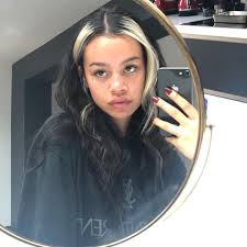 Yottiwilkinson On Instagram Another Morning Another Static Hair Situation Hair Streaks Black Hair Blonde Streak Hair Color Streaks