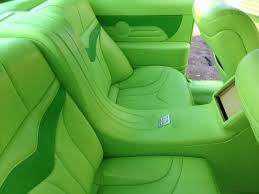 Custom Lime Green Interior Seats Car Seats Green Interiors Seating