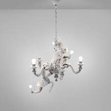 The Seletti Monkey Chandelier Gessato Ceiling Lamp Design Shabby Chic Lamps Animal Lamp