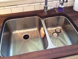 Can i install a 33x21 undercount sink where my existing drop in sink is 31 x 20? Undermount Sink W Wood Countertops Kitchens Forum Gardenweb Wood Countertops Kitchen Undermount Kitchen Sinks Sink