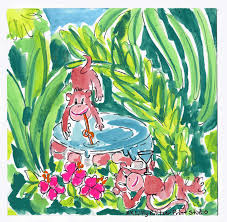 Ponce De Leon Spotted Florida The State That Holds A Special Place In Our Heart 500 Years Ago Today With Images Whimsical Art Prints Whimsical Art Lilly Pulitzer Prints