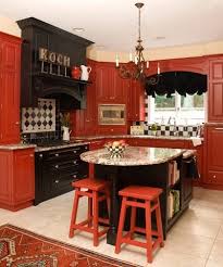 The main thing is placing a black coffee station side by. How To Design A Red And Black Kitchen Home Decor Buzz