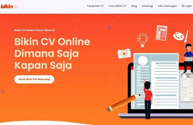 Cara Mudah Membuat Curriculum Vitae Secara Online Di Www Bikincv Com Gingsul Com