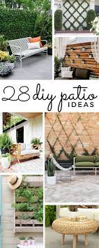 Plant succulents in decorative pots and place them throughout your outdoor scene. 28 Easy Diy Patio Ideas To Transform Your Backyard Easy Patio Diy Backyard Patio Patio Decorating Ideas On A Budget
