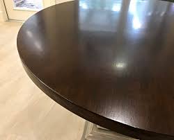 How To Stain A Table Top Get A Professional Finish Abbotts At Home In 2020 Wooden Table Diy Espresso Wood Stain Stained Table