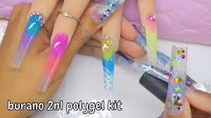 Maybe you would like to learn more about one of these? Sxc Bridal Polygel Kit Extra Long Pink Louis Vuitton Aesthetic Ombre Diy Nails Step By Step Youtube