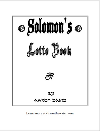 E Book Pdf Solomons Lotto Book Charm The Water