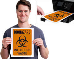 Select chemical waste option with chemical sharps as the constituents. Free Biohazards Labels Signs