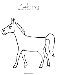 Zebra Coloring Page Tracing Twisty Noodle Zebra Coloring Pages Horse Coloring Pages Coloring Pages