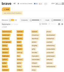 Brave Synonyms Brave Synonym Brave Dauntless