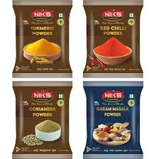 NIKS Spices & Masala Combo | Garam Masala Powder| Coriander Powder  |Turmeric Powder |