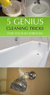 Awesome Life Hacks To Quickly Clean Your Bathroom Leaving It Looking Shiny And New House Cleaning Tips Cleaning Hacks Deep Cleaning Tips