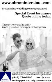 Check spelling or type a new query. Summer And Weddings And Insurance Oh My Abram Interstate Insurance Services Inc Cmga