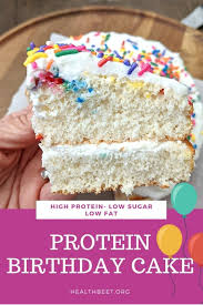 Maybe you would like to learn more about one of these? Easy Low Sugar Fat Free High Protein Birthday Cake Health Beet