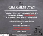FREE — Tuesday ELL Conversation Class @ Casa Hispana