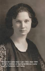 Irma Enid Carter Farley (1903-1994): homenaje de Find a Grave