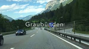 Zur passtrasse können fahrzeuge zwischen san bernardino und hinterrhein auch den 6.6 km langen autobahntunnel der a13 benutzen. Schweiz Kanton Graubunden Autobahn A13 Richtung Andeer Chur Youtube