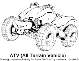 All these santa coloring pages are free and can be printed in seconds from your computer. Atv Coloring Pages Coloring Home