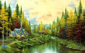 Atas nikmat yang telah diberikan untuk semua makhluk di bumi ini. 2017 Lukisan Menakjubkan Indian Musim Panas Pemandangan Alam Yang Indah Lukisan Dekorasi Rumah Kanvas Cetak Canvas Prints Nature Landscapelandscape Painting Aliexpress