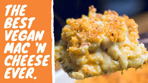 vegan mac and cheese baked and