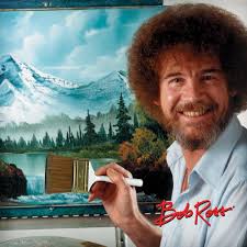 The Allplay "THE JOY OF SKIING" Bob Ross x J Collab Limited Edition Ski · J  skis • Limited Edition skis designed by Jason Levinthal