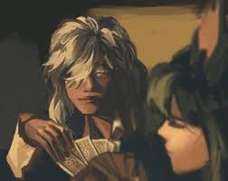 Scaramouche Art Print 6x6 -genshin Impact -digital Anime Painting  -high-quality Matte Print -anime Art Style -retro Aesthetic -gaming Art