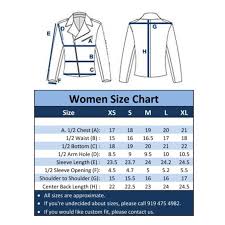 Us Womens Jacket Size Chart Toffee Art