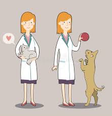 Cartoon Veterinarian Cartoon Veterinarian Doctor Drawing