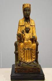 Our lady of montserrat or the virgin of montserrat is a marian title associated with a statue of the madonna and child venerated at the santa maria de montserrat monastery on the montserrat mountain in catalonia, spain. Figure The Virgin Of Montserrat 26cm Sale Of Religious Art