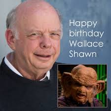 Happy birthday to Wallace Shawn, best known to Star Trek fans as Grand  Nagus Zek