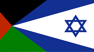 Question about palestine disturbs hatari's press conference (eurovision 2019, iceland). Flag Mashup Israel Palestine Vexillology
