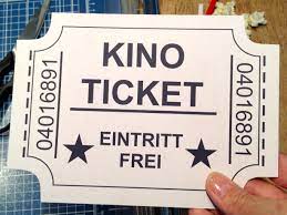 Verkaufe hier wie auf den bildern zu sehen ist 1x original kinogutschein für kino cinema in bad. Welcome To The Movies Kinogutschein Selber Basteln Hello Mime Studio