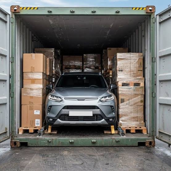 Groupage shipping cargo