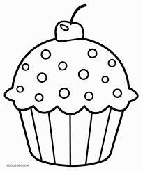 You need to use these image for backgrounds on pc with high quality resolution. Cute Cupcake Coloring Page Creative Art