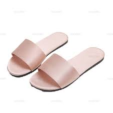 2020 Trending Hot Light Pink Nude Silk Flat Women Slide Sandals Buy Silk Flat Sandals 2020 Pink Sandals 2020 Trending Sandals Product On Alibaba Com