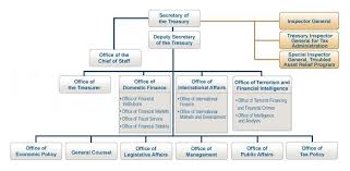 organizational structure treasury department