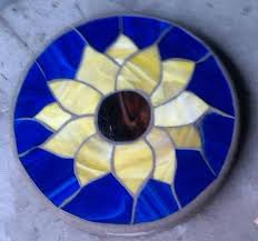 The oakland steppers and wall decor sunflower collection creates beautiful sunflower in full bloom mode design, giving you a rich addition to any outdoor setting. Sunflower Stepping Stone Mosaic Stepping Stones Mosaic Glass Mosaic Stepping Stone