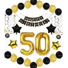 Turning 50 years old is an important milestone in anybody's life. 50th Birthday Party Decorations Men For Man Woman Him Her Etsy Fiesta De Cumpleanos De Los 50 Decoraciones De Cumpleanos Para Hombres Fiestas De Cumpleanos Hombre