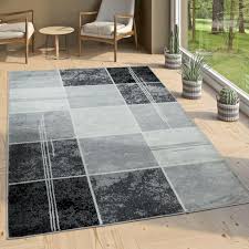 Die wichtigsten vorteile von den teppichböden sind die folgenden: Designer Teppich Modern Marmor Optik Meliert Karo Muster Schwarz Rot Grau Weiss Sfhs Org