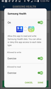 No on to the available workout modes. S Health Integration Mapmyfitness Help Support