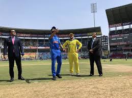 India Vs Australia 2nd Odi Aussies Win Toss Opt To Bowl Orissapost India bowled out australia for 289 to win the third odi by 13 runs.© afp.