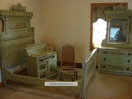 1880 S Antique Victorian 4 Piece Cottage Painted Bed Room Set Cottage Furniture Luxury Bedroom Sets Painted Beds