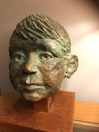 Just before he passed away, I took some photos of my granddad, thinking  that one day I'd sculpt him. “One day” turned out to be four years later.  But I'm so grateful