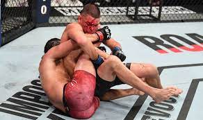 Jorge masvidal faces off with nate diaz ahead of their welterweight main event bout saturday at ufc 244 in new york city. Jorge Masvidal Wins Bmf Title At Ufc 244 As Nate Diaz Is Stopped Due To Gruesome Cut Ufc Sport Express Co Uk