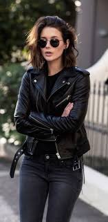 Styling Your Leather Jacket Edgy Fashion Edgy Leather Jacket French Street Fashion