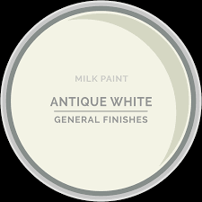 Only available in store at home depot. Antique White Milk Paint Eight Hundred Furniture