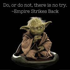 Either Pick Up The Pen Or Don T But What Does Try Look Like Starwars Star Wars Happy Birthday Yoda Happy Birthday Happy Birthday Meme