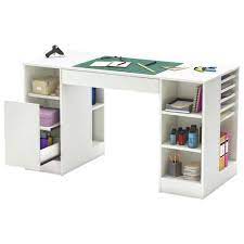 South Shore Crea Collection Craft Table 7550727 Pure White Craft Table Craft Desk White Childrens Furniture