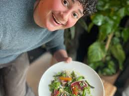 Seared Tuna Crudo with raw tender baby asparagus, black garlic bagna cauda,  salsa verde and citrus. #teammv Sara M is jazzed about these springy vibes  coming from the kitchen. We love the